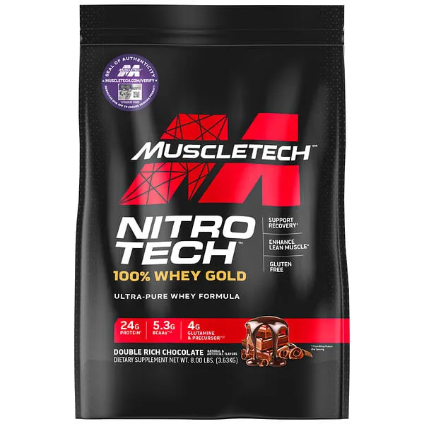 Nitrotech Whey Gold 8lbs by Muscletech.